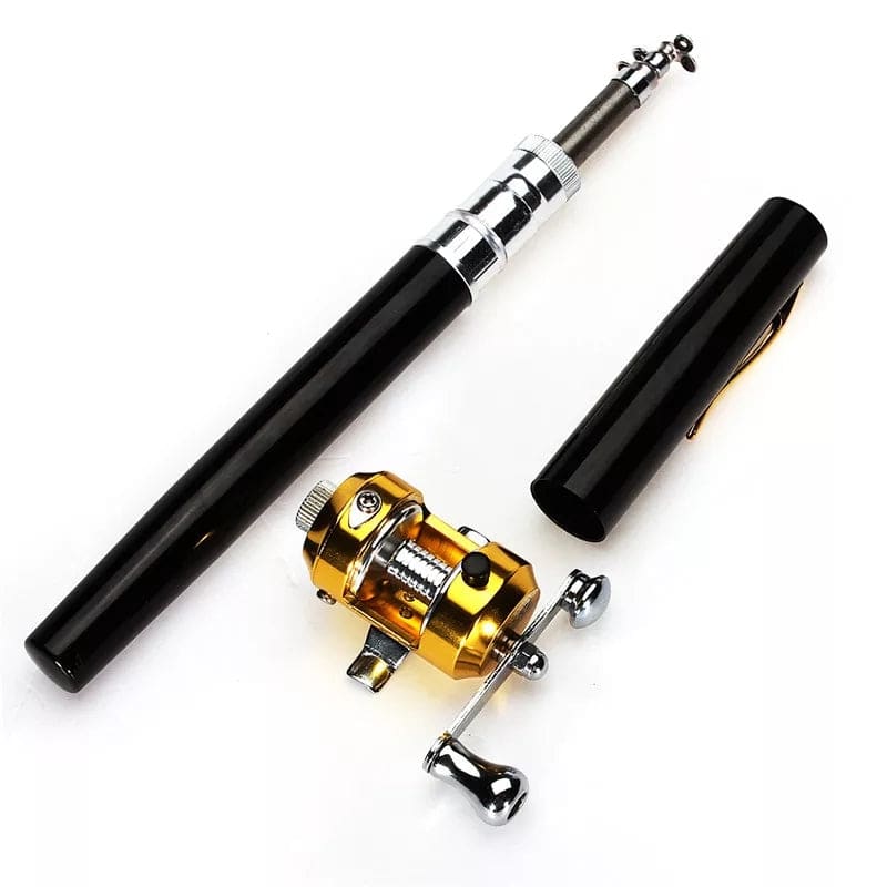 Mini Stylo Canne Ă PĂȘche TĂ©lescopique de Poche | Lilikdo