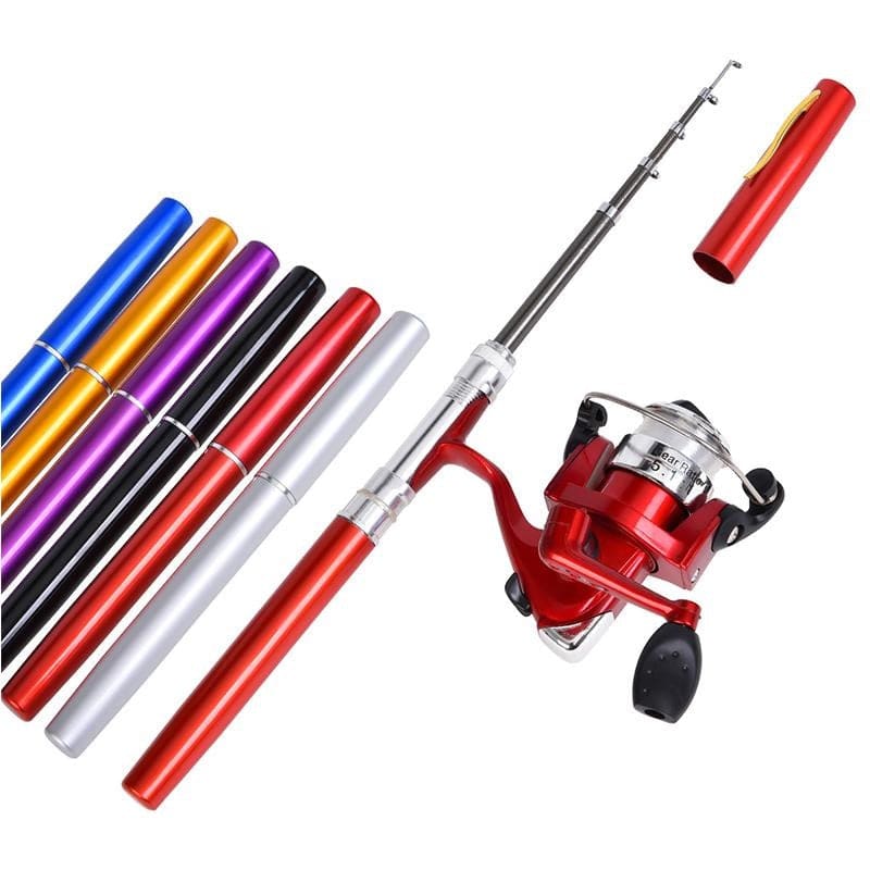 Mini Stylo Canne Ă PĂȘche TĂ©lescopique de Poche | Lilikdo