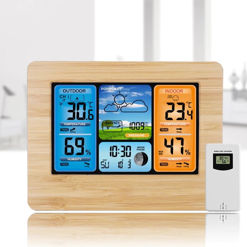Station Météo sans Fil Intérieur / Extérieur avec écran Lcd