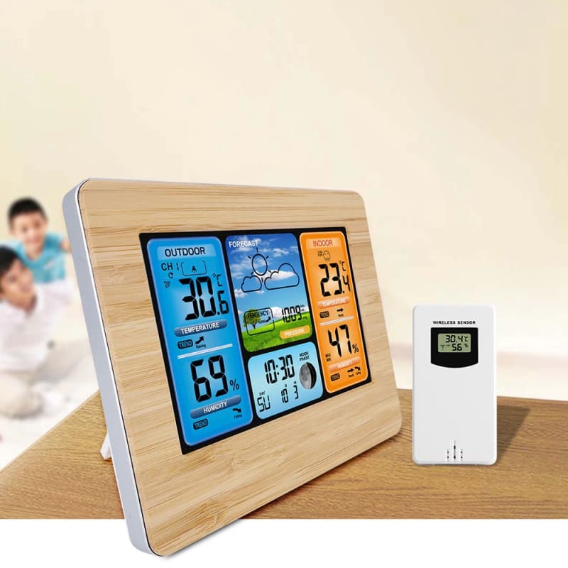 Station Météo sans Fil Intérieur / Extérieur avec écran Lcd