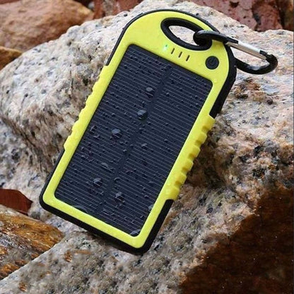 Chargeur Solaire Portable étanche 12000 Mah Avec 2 Ports